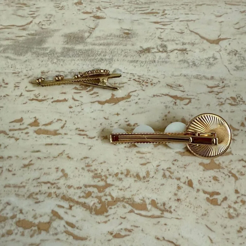 Set of Pearl hair clips elegant luxury sophisticated chic